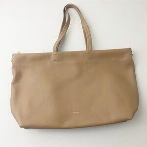 NWT $328 Cuyana Classic Easy Zipper Tote Purse Cappuccino